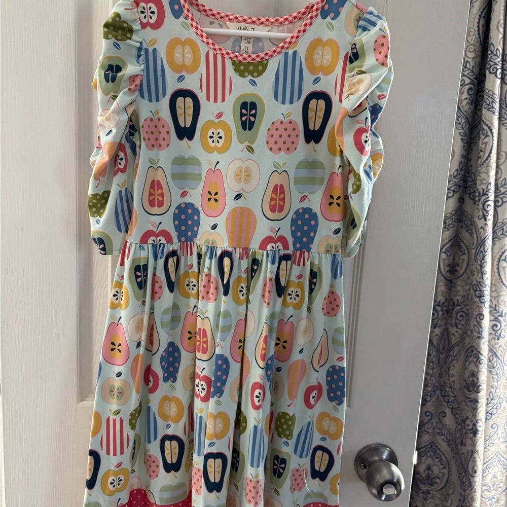 Matilda Jane Multicolor Apple Print Dress